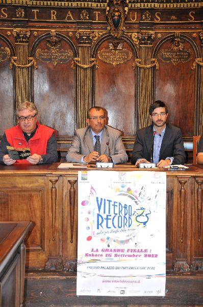 conferenza stampa seconda edizione viterbo record sala consiglio palazzo priori evento musica