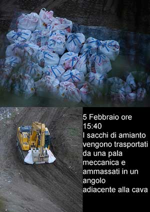 CHIAIANO NAPOLI DISCARICA RIFIUTI AMIANTO