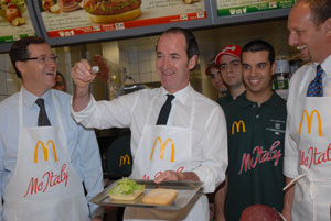 mc donald mc italy ministro zaia