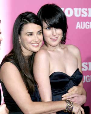 Demi Moore Rumer Willis