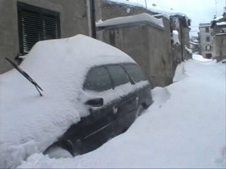 neve viterbo nevicata